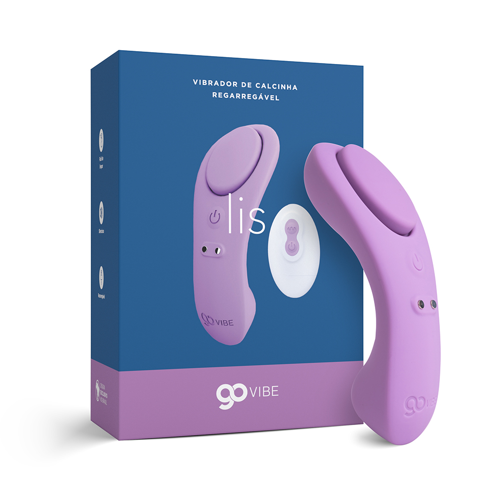 Vibrador e Estimulador Recarregavel Go Vibe Lis