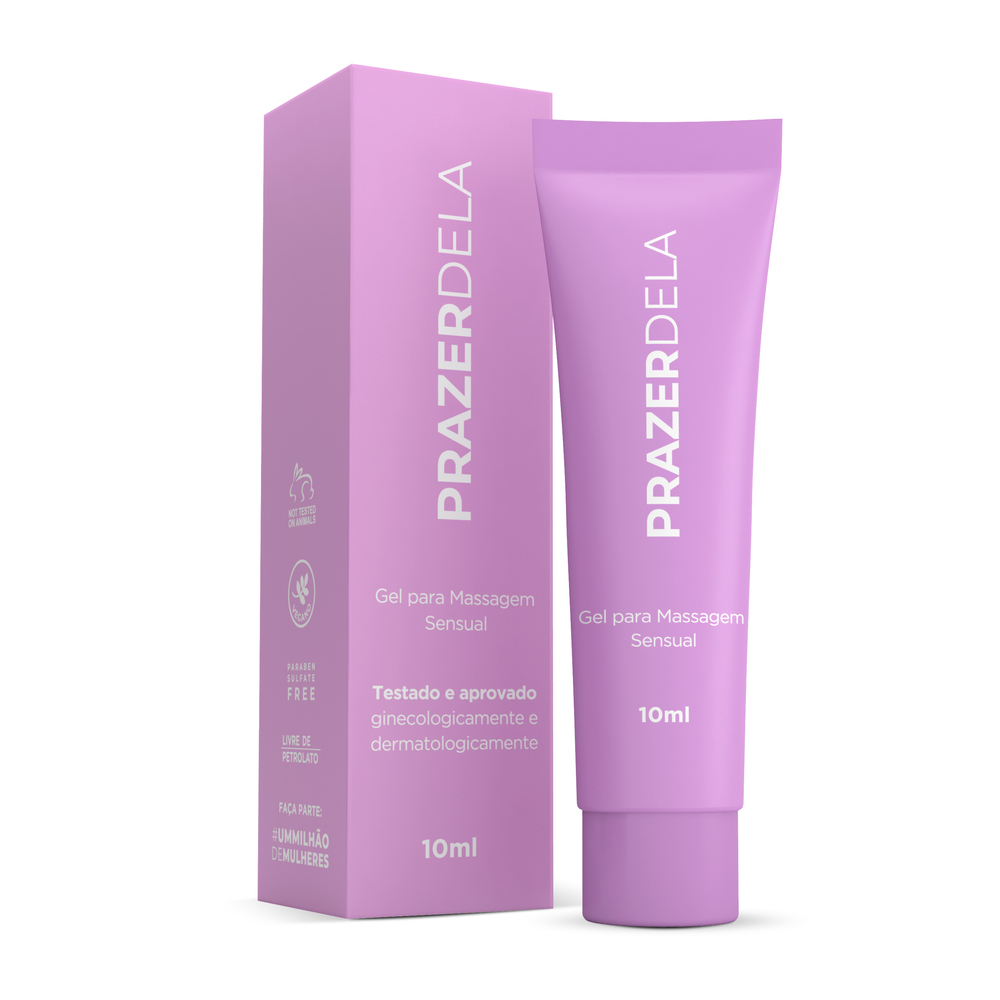 Gel Excitante Feminino Prazer Dela - 10 ml — foto 2