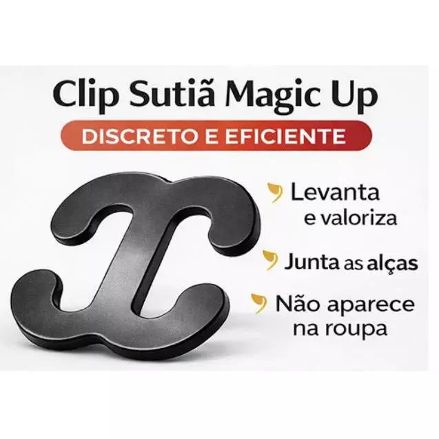 Kit com 3 Unidades de Clip Sutiã Magic Up Ajustador de Alças Levanta Seios Para Decote Nadador Discreto — foto 5