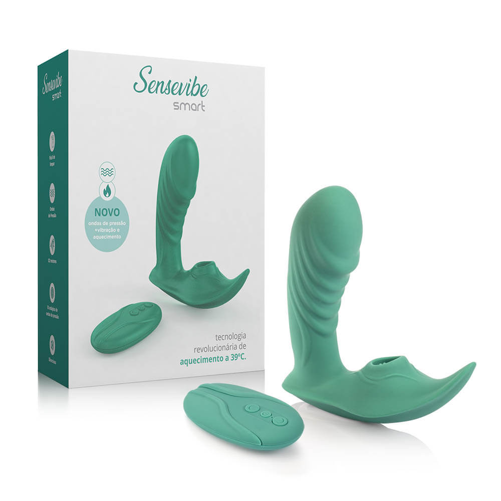 ensevibe Smart – Vibrador Ajustável com 10 estágios de vibração e ondas de pressão