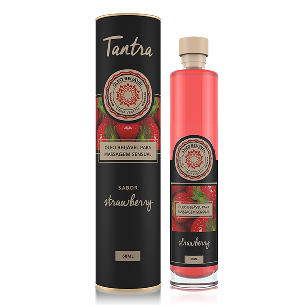 Oleo Sensual Beijavel Tantra Morango - 60ml - Imagem 4