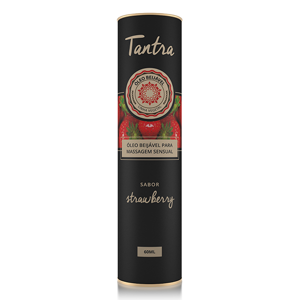 Oleo Sensual Beijavel Tantra Morango - 60ml - Imagem 3